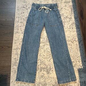 Electric & Rose Easy Pant - Medium Blue Denim (S, 26-27)